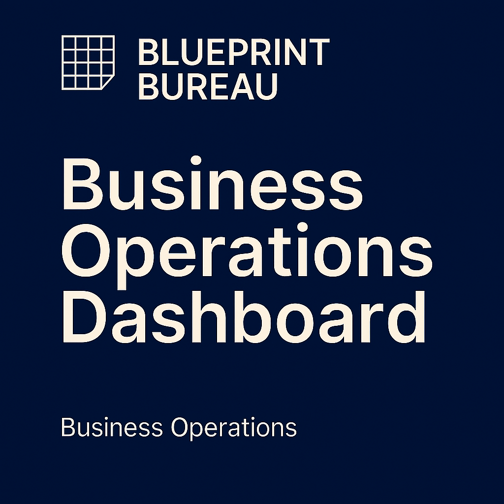 Business Operations Dashboard