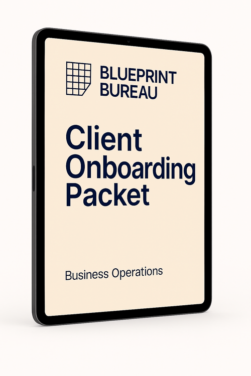 Client Onboarding Packet