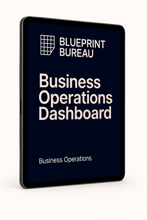 Business Operations Dashboard