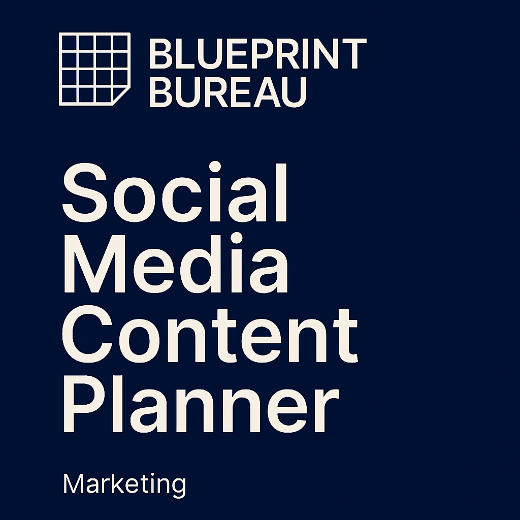 Social Media Content Planner