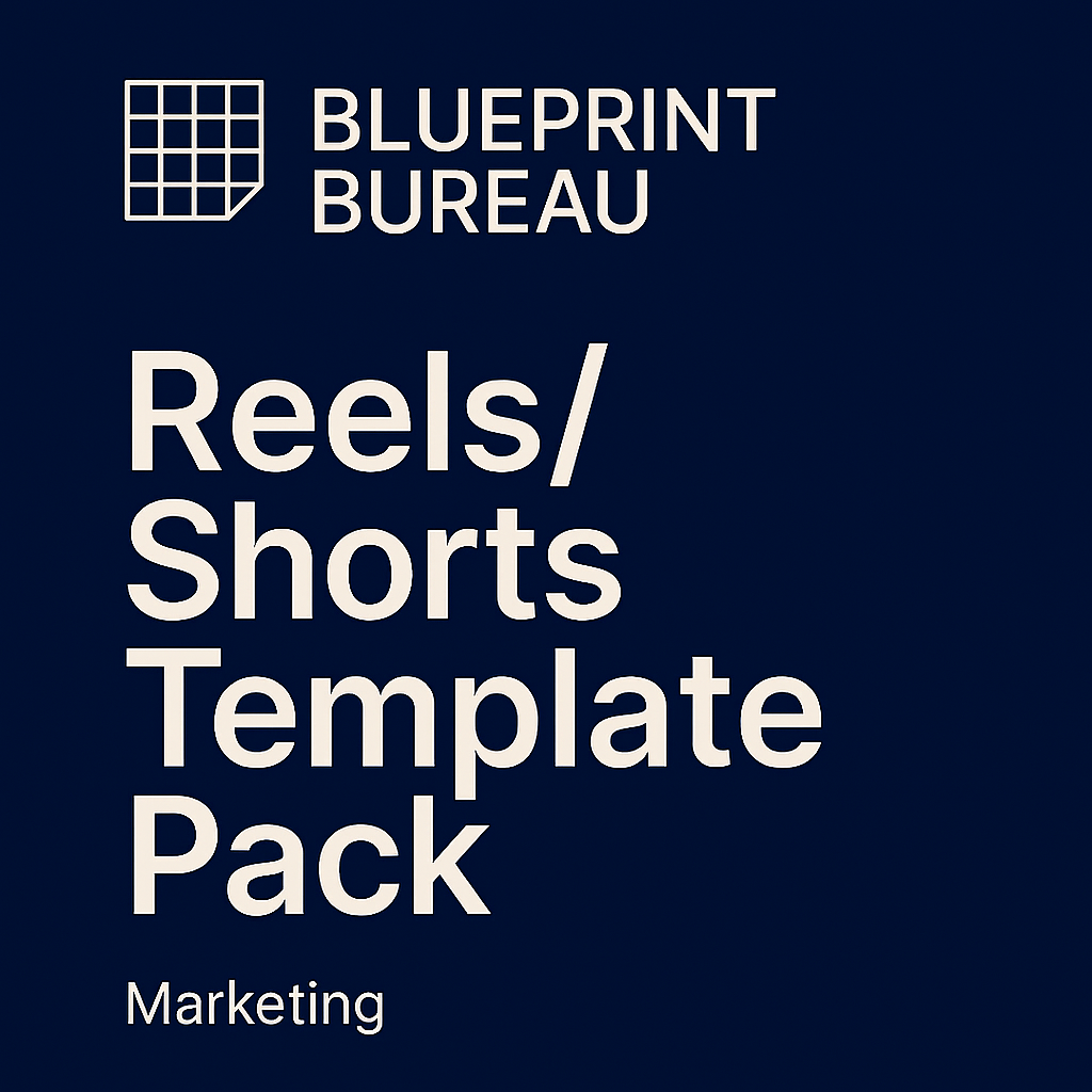 Reels/Shorts Template Pack